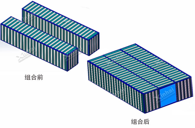 組合式集裝箱示意圖